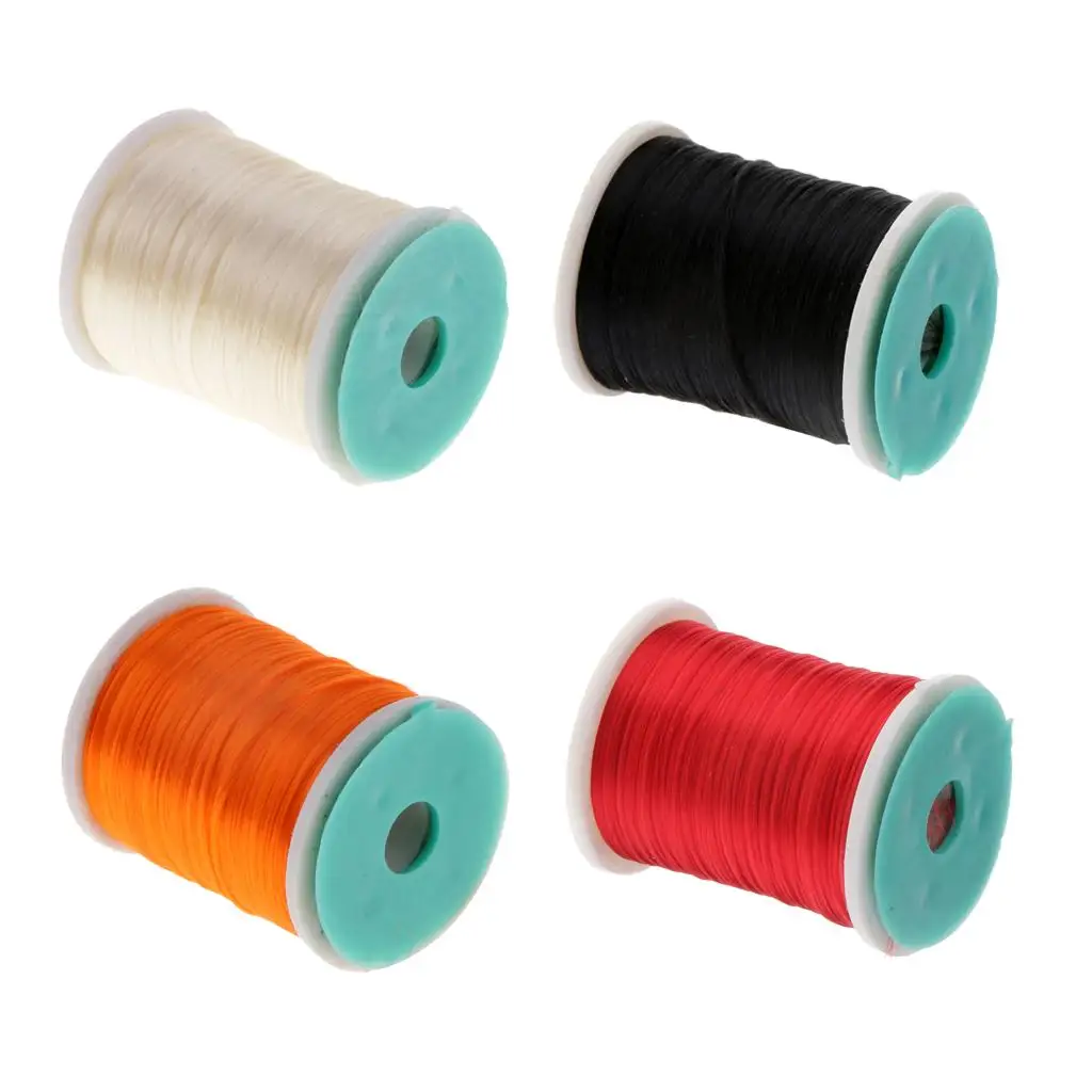 PE Fishing Lines 210 Denier Fly Tying Thread Fishing Flies Streamer Tying Accessory 4 Colors for Fishing Lovers