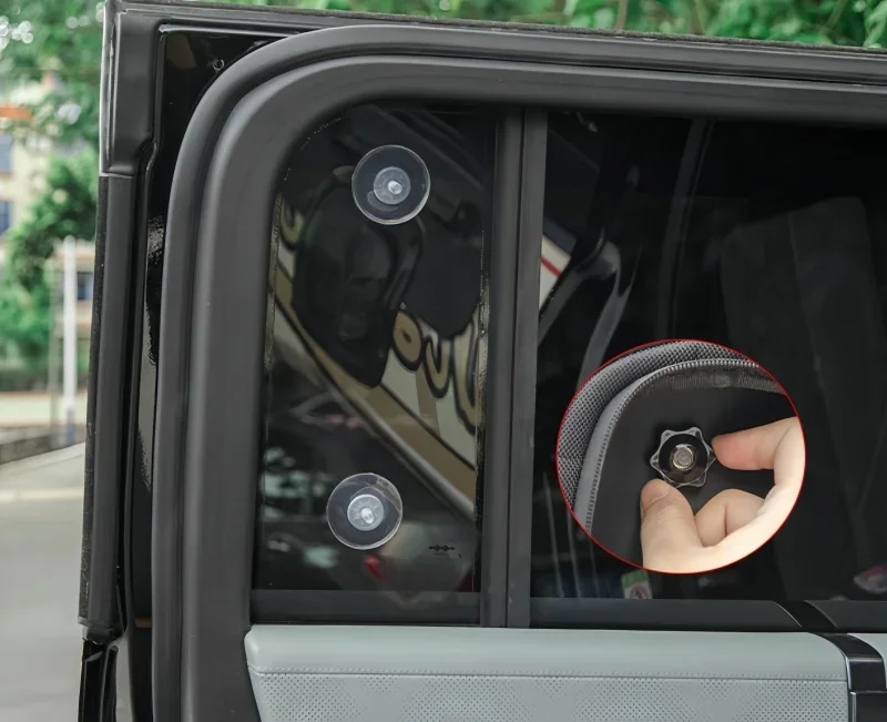 سيارة الأوسط نافذة الباب حقيبة التخزين صالح ل BYD ليوبارد 5 2023 2024 2025 نافذة السيارة الجانبية التكتيكية تخزين حقيبة قماش قنب الملحقات #3