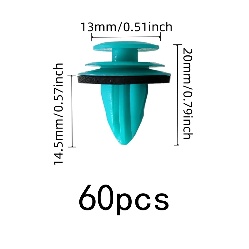 60 pcs Auto Door Card Clips for Vehicle Body Assembly, Universal Car SUV Compatible, Firm Snap-On Fit