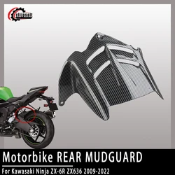 Mudguard Rear Tire Hugger For KAWASAKI Ninja ZX 6R 636 ZX636 ZX-6R ZX6R 2009-2022 Splash Guard ABS Carbon Fiber