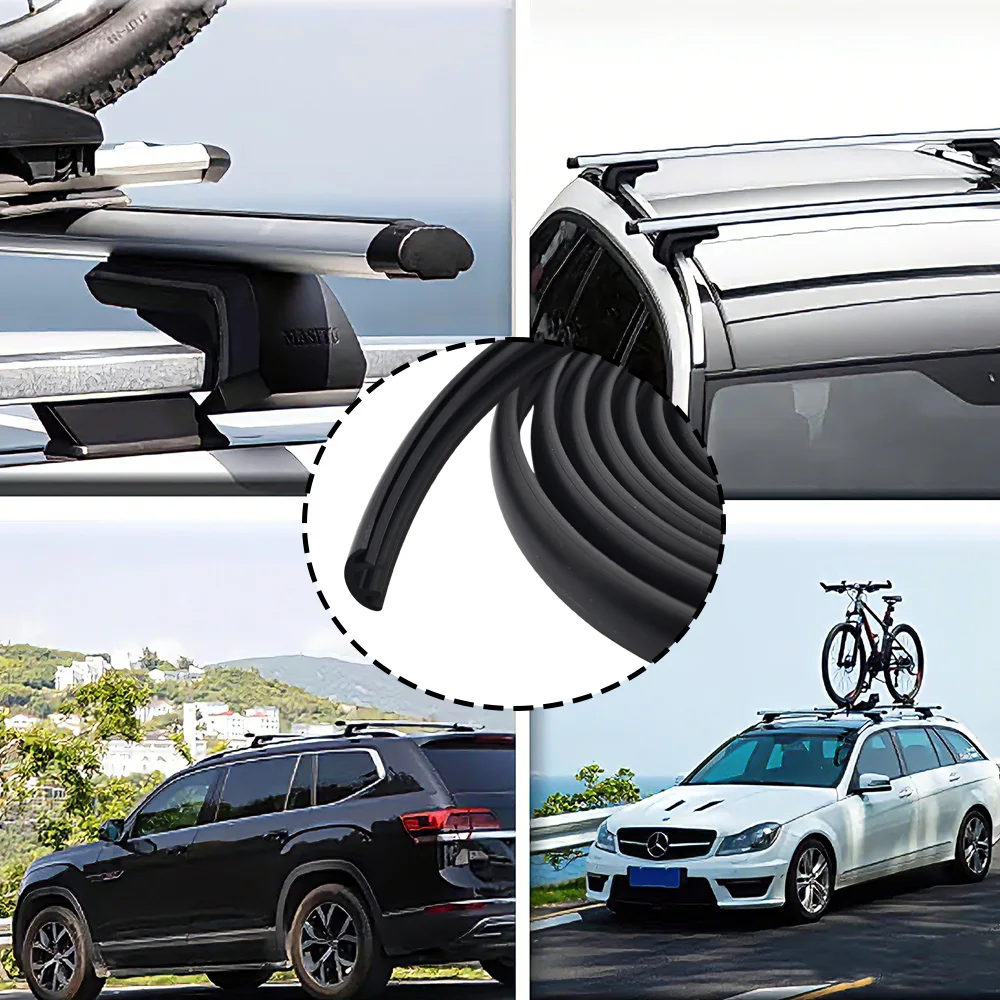 Sealing Rubber Strip at The Bottom of The Roof Rack Cross Bar Can Reduce Wind Resistance Noise length 3.05m For Thule Top Rod view 6