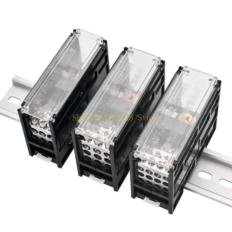 Power distribution block for rail wiring box branch layouts Distribution Box best sale