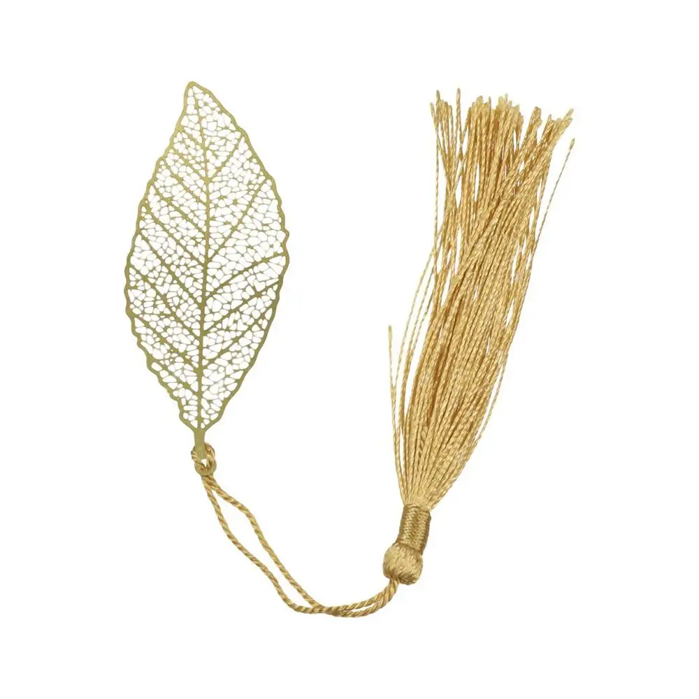 Lotus Flower Hollow Out Bookmark Leaf Maple Leaves Metal Bookmark Chinese Style Book Accessory Book Clip
