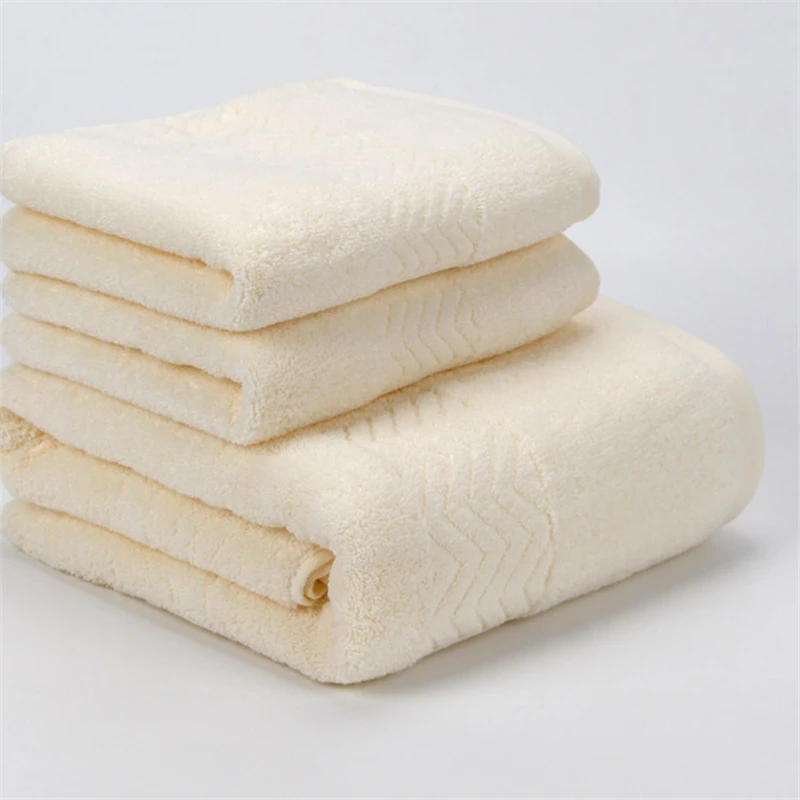 Cotton Face Bath Towel Set for Kids Adults Women Men Bathroom 1pcs 70*140 2pcs 35*75 cm High Quality