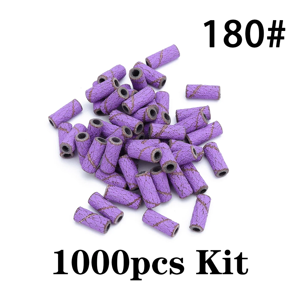 1000 pçs 3mm mini zebra lixa de unhas bandas máquina elétrica broca prego uv gel acrílico polonês removedor para unhas acessório ferramenta