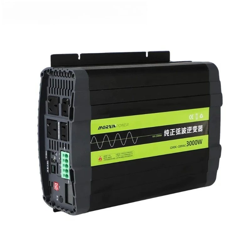 

High-Frequency 3000W Low-Price LCD Display Intelligent Pure Sine UPS Car Power Inverter