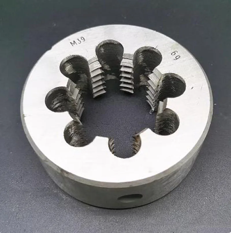 M37 M38 M39 M40Round Die Wrench Left Right Teeth 0.75-3mm Pitch High Precision Thread Tools