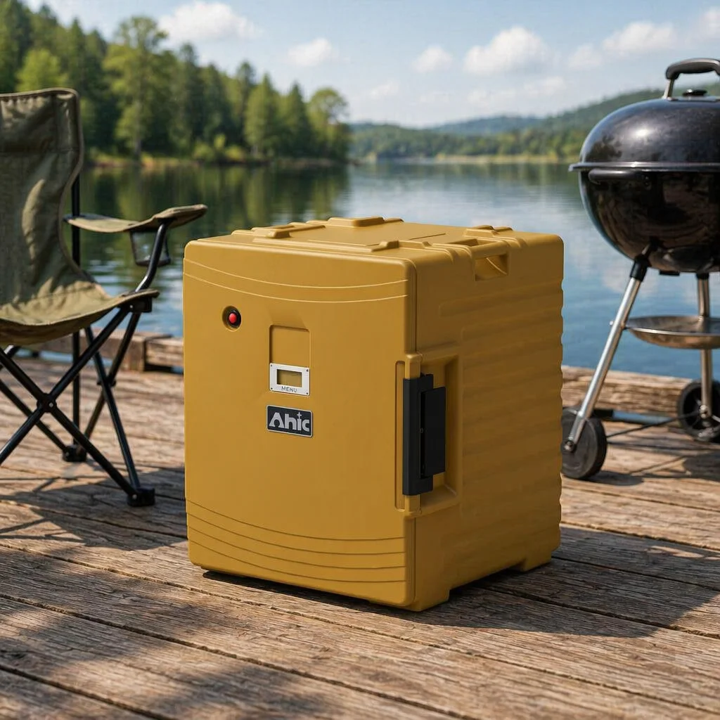 150L PE Rotomolded Food Grade Insulated Portable Cooler Modern Waterproof 5 Day Ice Retention for Wine Cans Large Ice Chest