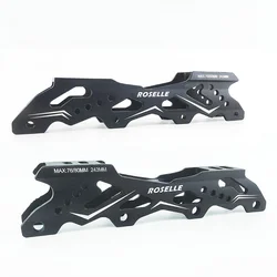 Roller Skate Frame 243 Mm Inline Skates Chassis Aluminium Platte Frames Pak Voor 76-80Mm/4X80Mm Wielen Slalom Slide Skate