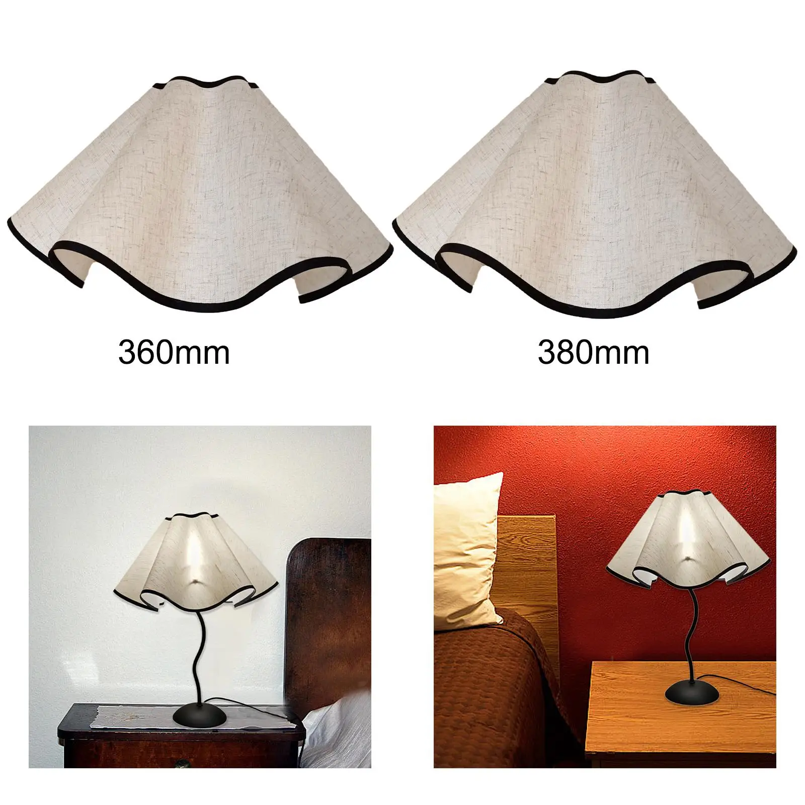 Petal Table Lamp Shade Cover Home Decor Stylish Novelty Floor Light Fixture Cover for Hotel Cafe Party Restaurant Living Room