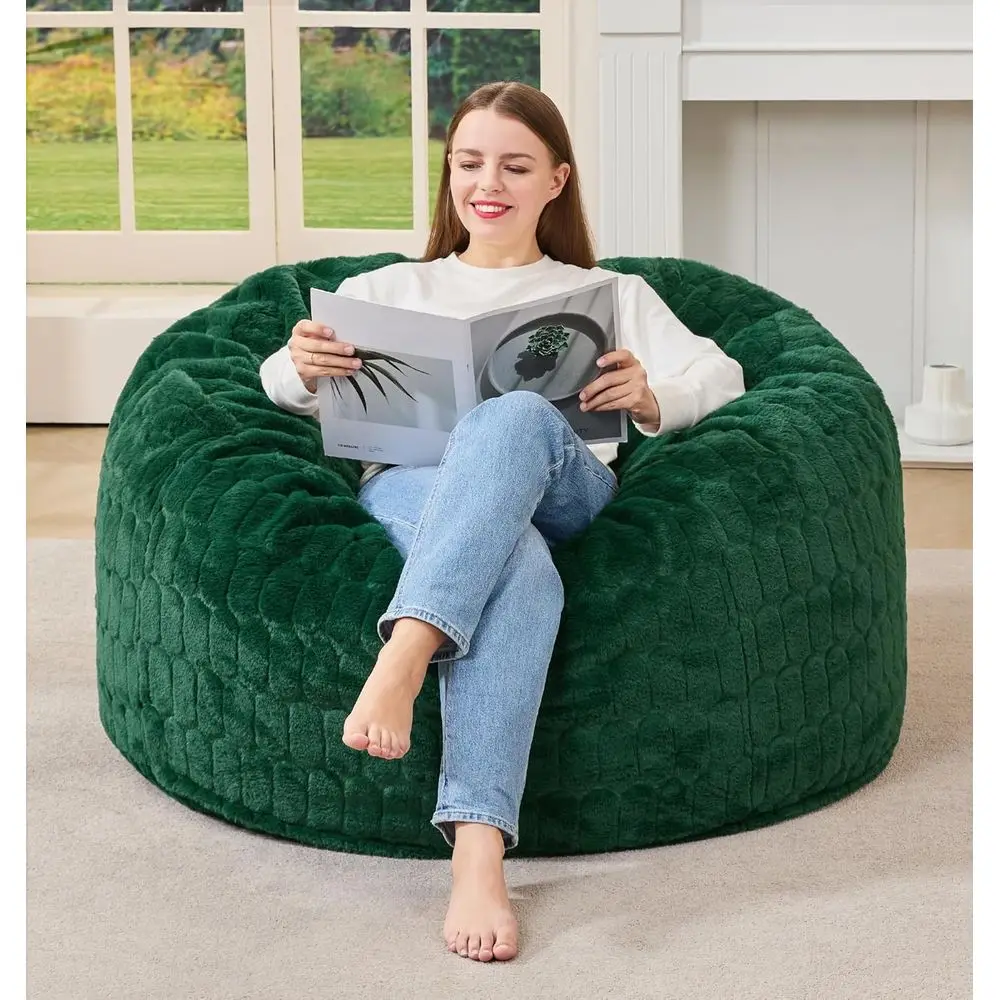 

Bean Bag Chairs Adult Bean Bags with luy Cover Large Beag Chair with iller Giant Bean Bag Chairs or Adults or Living Room, Bedro