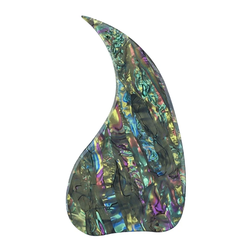 

PVC Guitar Pickguard Folk Acoustic Guitar Scratch Plate Self Ahesive Pickguard D5QD