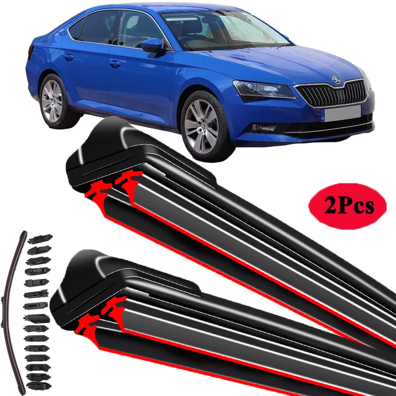 

For Skoda Superb 2001-2023 Car Windshield Wiper Blade Front Windscreen Brushes Washer Accessories Cleaning Replacement Parts