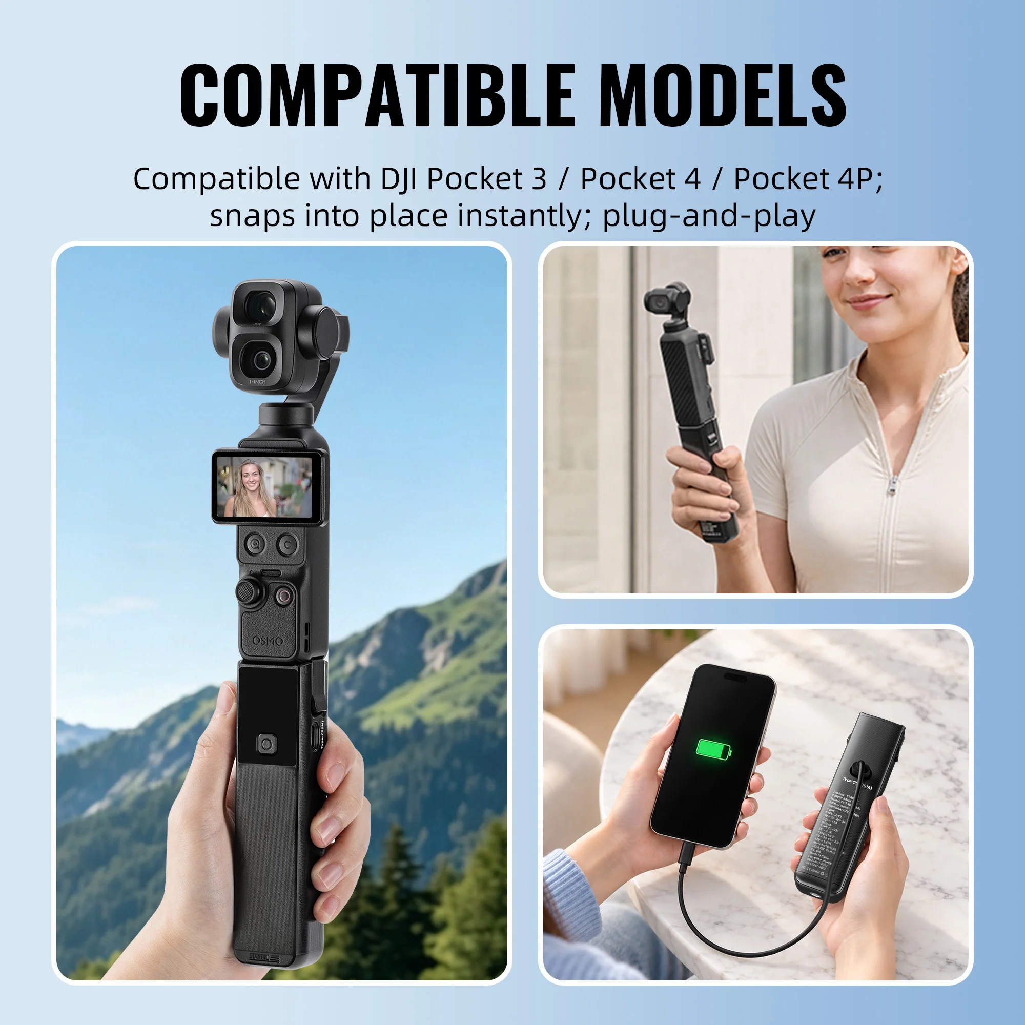 DJI Osmo Pocket 4 Pro / 4 / 3用 - Power Banks のレビューと価格