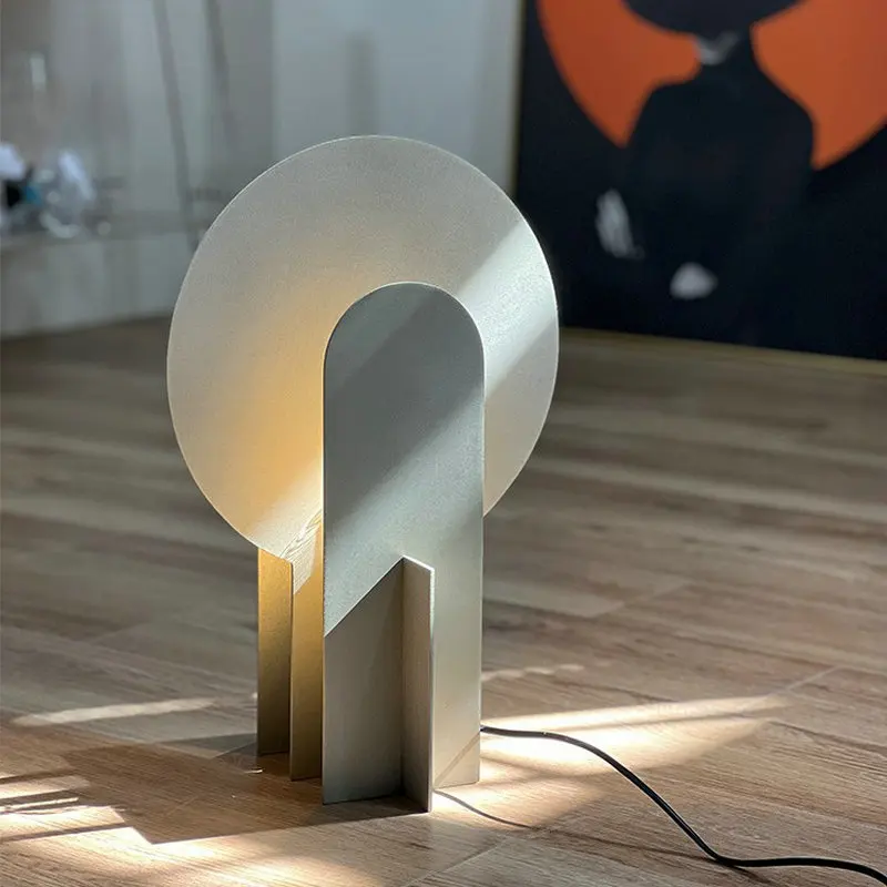 Danish style aluminum alloy splicing fluorescent lamp, modern minimalist style desk lamp