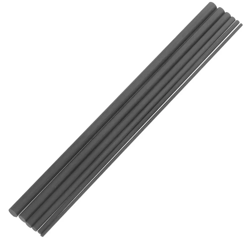 

6Pcs Fishing Pole Connector Broken Pole Connector Broken Pole Repair Carbon Fiber Rods for Fishing Pole