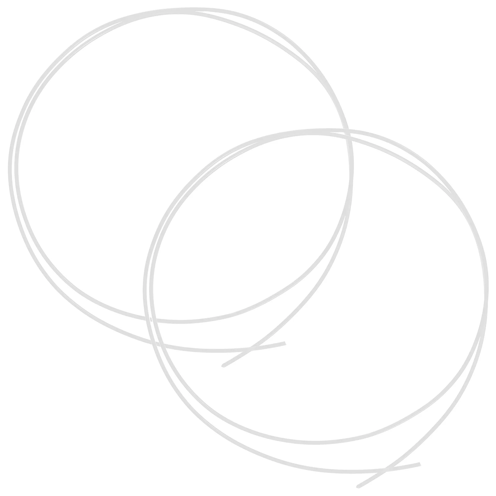 2 pezzi di corda per rete per canestro da basket, cavo in nylon, resistente alla corrosione, filettatura di ricambio, cavo di fissaggio per reti da basket per interni ed esterni