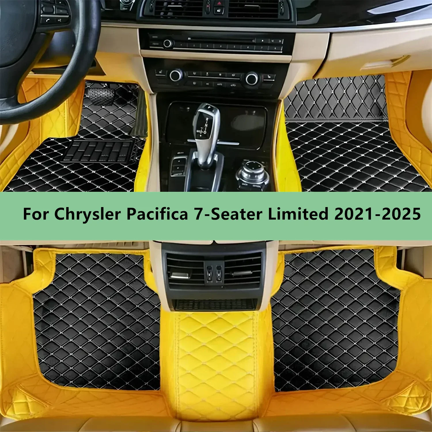 

Car Floor Mats For Chrysler Pacifica 7-Seater Limited 2021-2025 Floor Mats For Men Women Car Interior Accessories