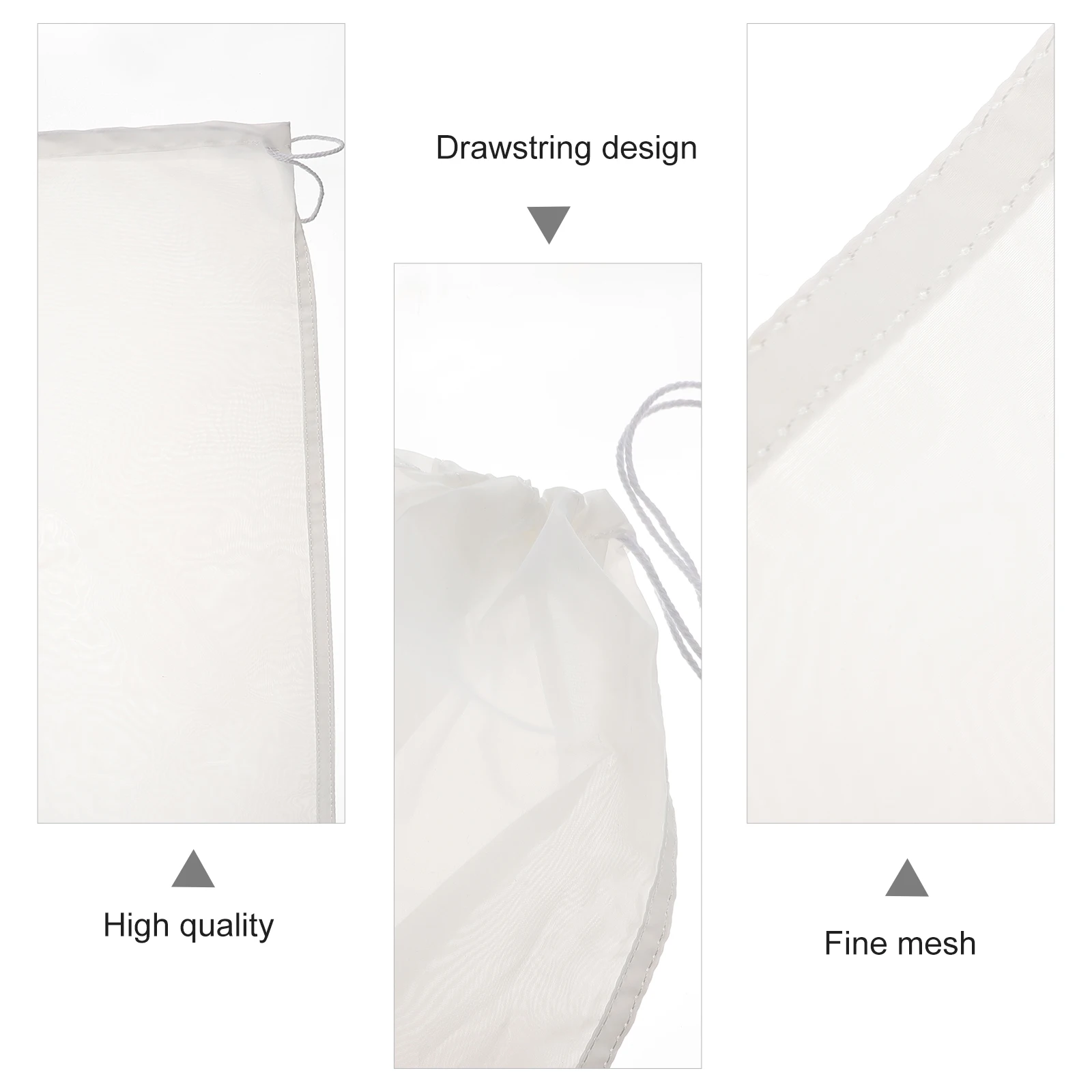

4pcs Filter Mesh Bag Soybean Milk Coffee Tea Strainer Separate Residue Tool Nylon Practical Use Kitchen Bar Accessories