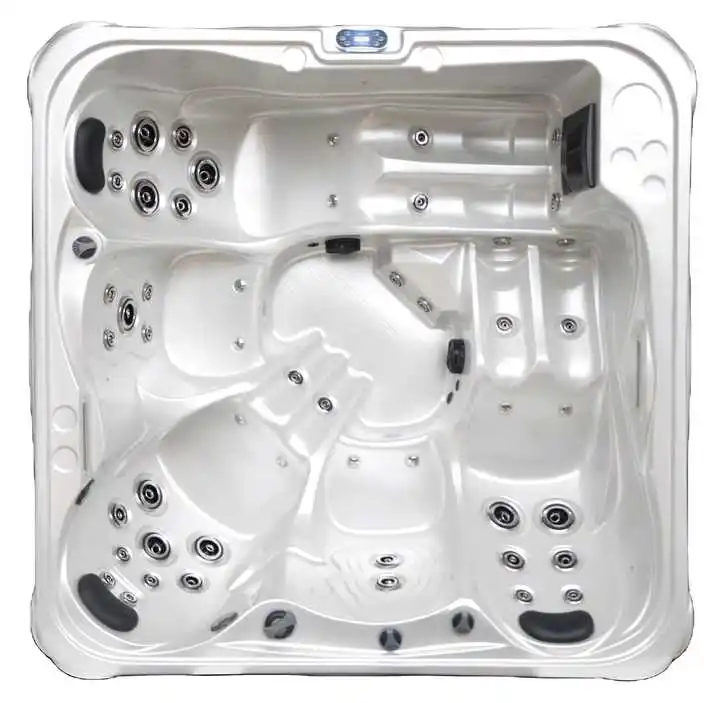 

5 Person 2 Lounge Swim Pool Outdoor Spa Hot Tub With Jacuzzier Bathtub Massage Portable Spa