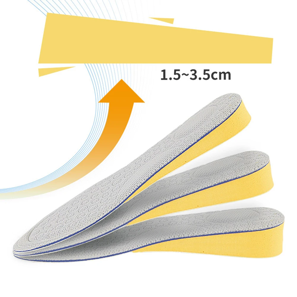 

Height Increasing Insoles Premium Material Comfort Warm Wear Effective Boost Anti Slip Sole Shoe Lift Sports Pads Matching