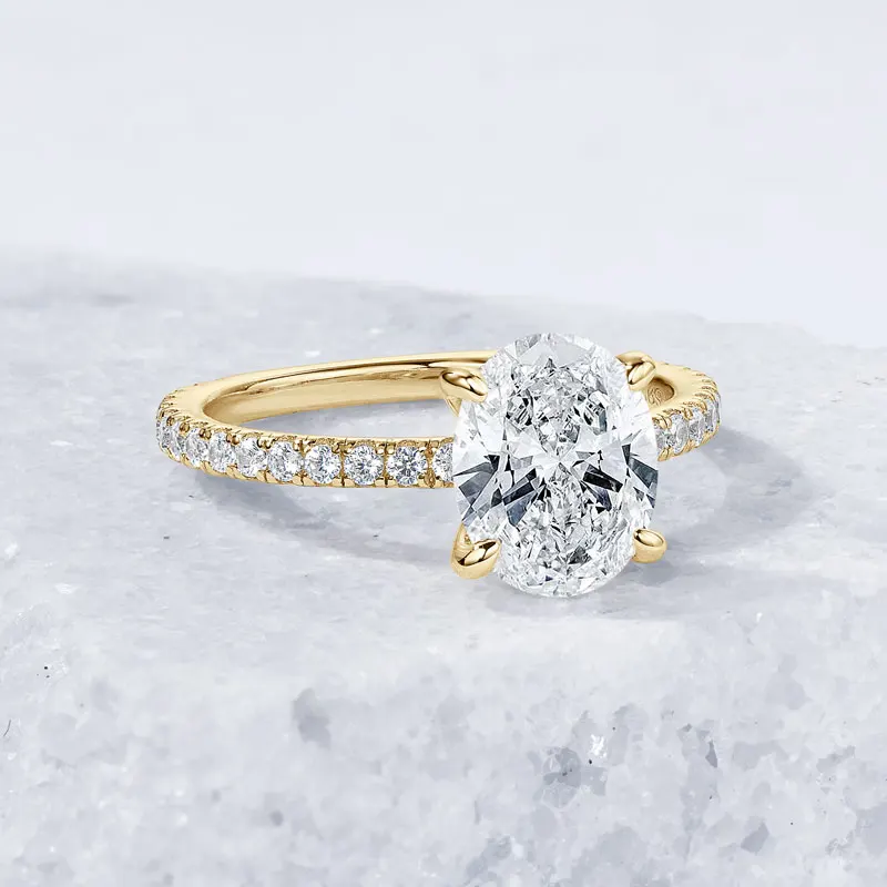 

RAPRGOLD GRA Certified 3CT Oval Cut Moissanite Ring for Women 925 Sterling Silver Diamond Engagement Wedding Rings Jewelry Gifts