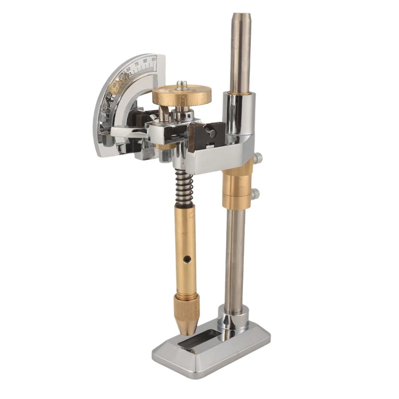 

A31Z-Jade Grinding Faceted Manipulator Gem Faceting Machine Jewel Angle Polisher Fork 12/24/36/48/60/72/84/96 Index Wheels Handl