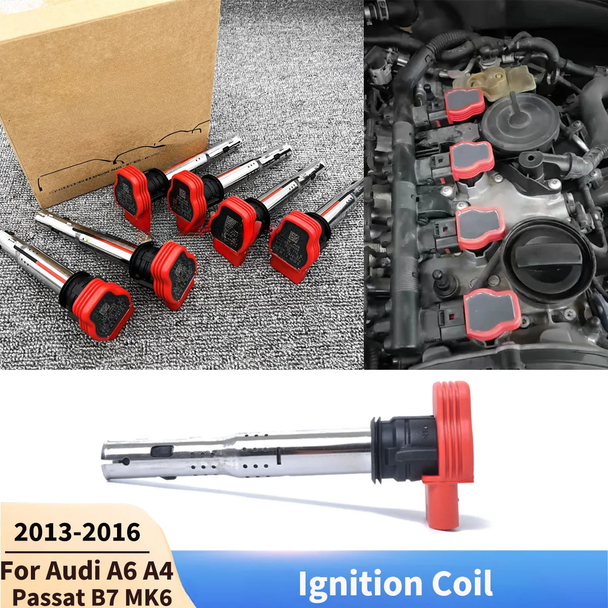

Ignition Coil For Audi A6 A4 Passat B7 MK6 06E905115E Enhanced Edition Ignition System Separate Ignition Accessories Body Kits