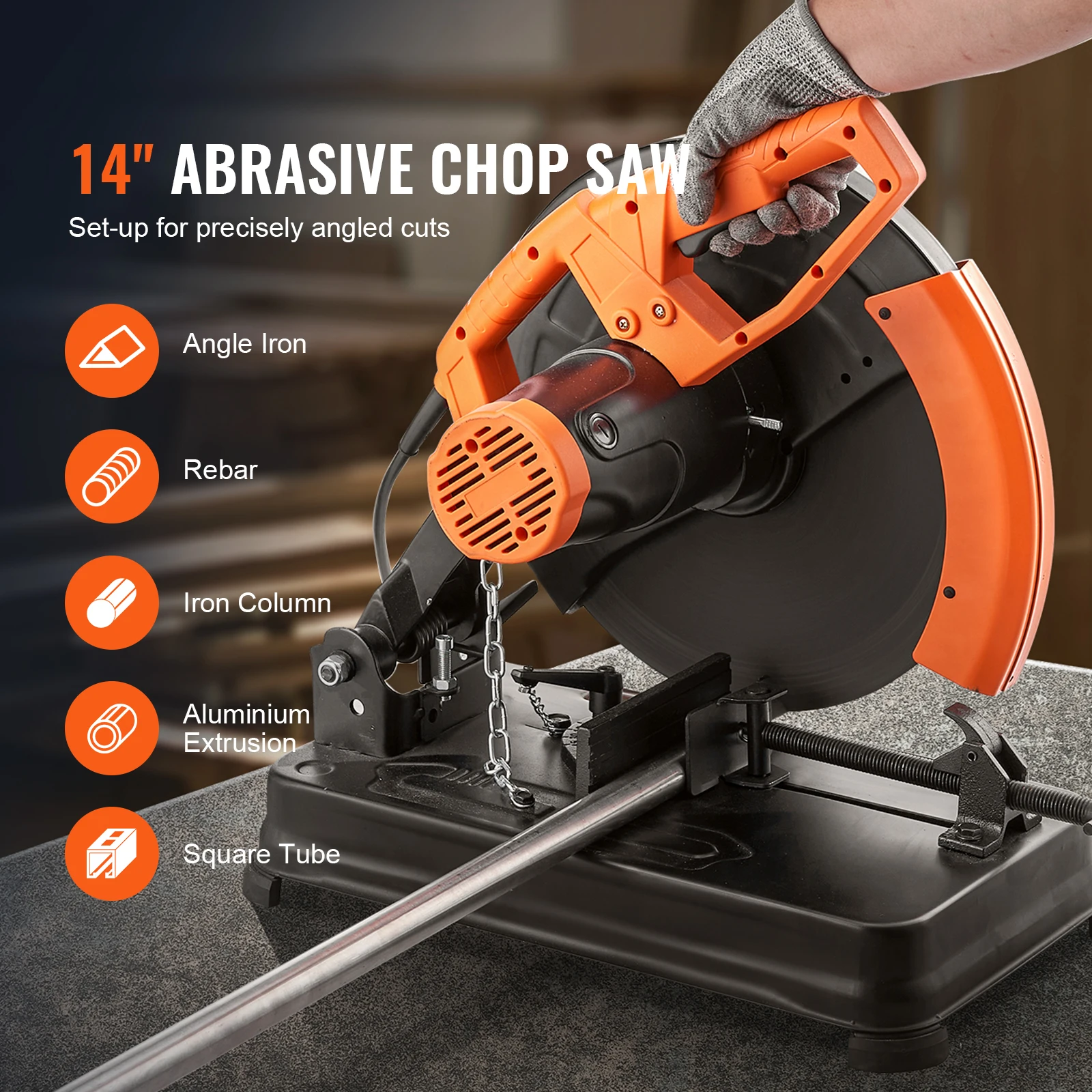 Abrasive Chop Saw, 14