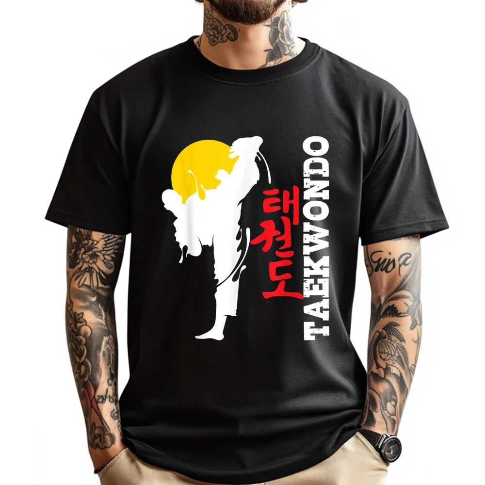 

Taekwondo Korean Mixed Martial Arts Mma Graphic Tee Cotton Autumn T-Shirts