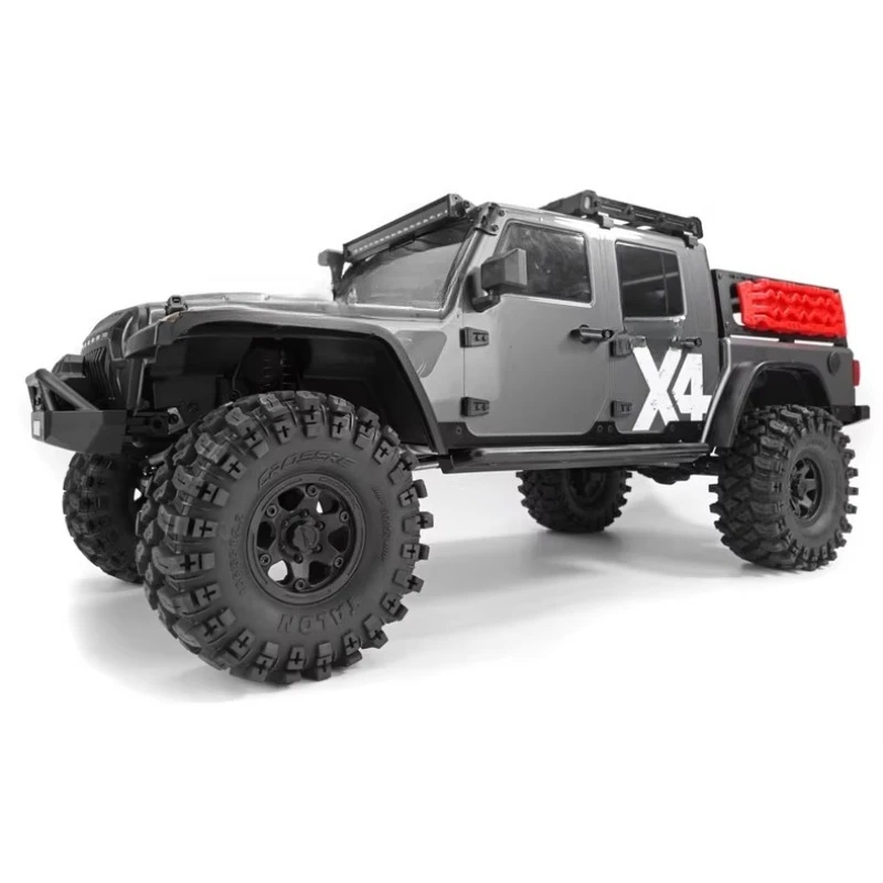 CNC-Machined Carbon Fiber Reinforced Styling Kit-Body Side Skirts Damage-Free Installation for CROSSRC EMO X4 1/8 RC Crawler