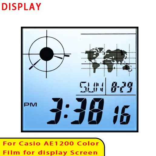 Farbbildschirm-Filtersets für Casio AE1200 Display Gradient Filter Royale Mod Hochwertiges Modellierzubehör – Detail 10