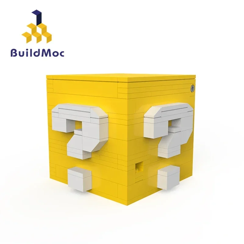 MOC Question Mark Intelligence Decryption Box Building Blocks Set Idea Assemble Puzzle Case Toys For Children Kid Birthday Gifts