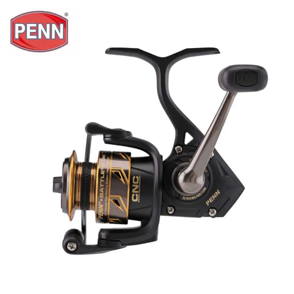 Original New PENN Battle III 2000-8000 Big Sea Saltwater Boat Fishing Wheel 5+1 BB With Full Metal Body Spinning Reel