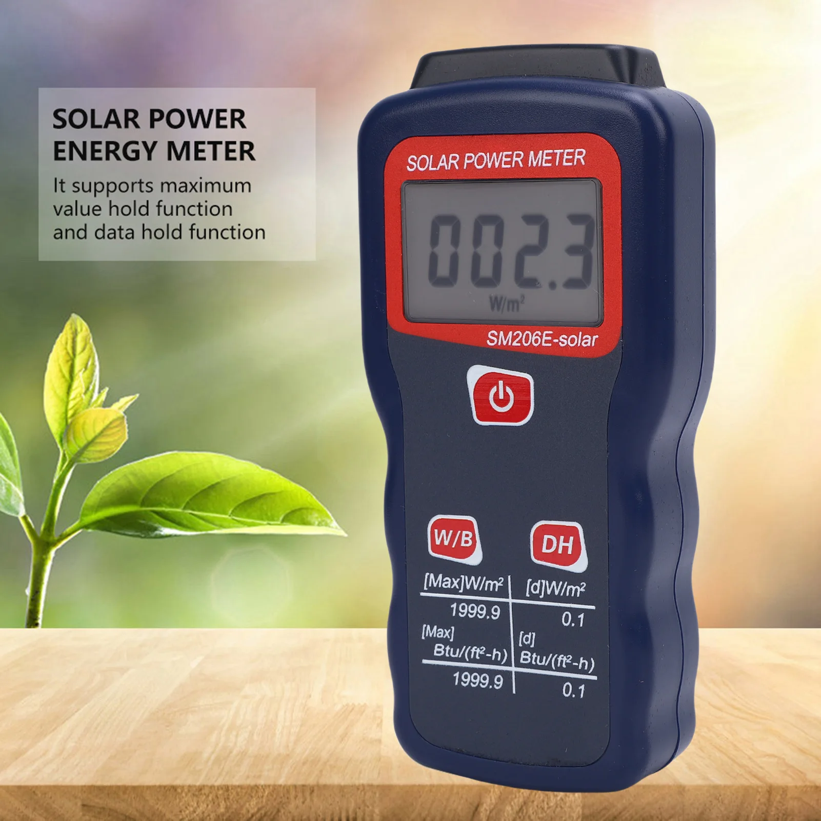 مقياس الإشعاع الشمسي وحدات قياس مزدوجة مقياس الطاقة الشمسية متعدد الوظائف وظيفة تثبيت البيانات الدقيقة للتجارب