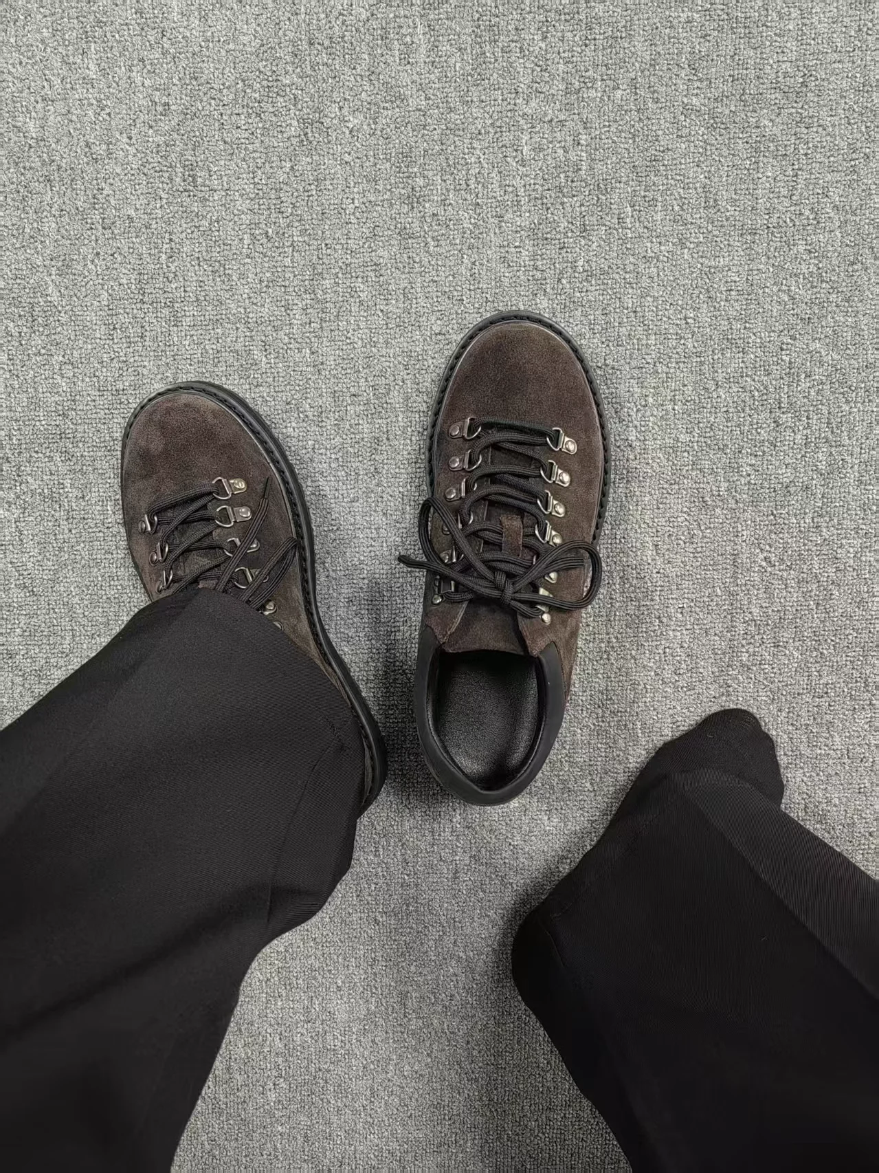 2025 New shock-absorbing sneakers men and women's models high rebound platform hiking shoes non-slip lightweight running shoes