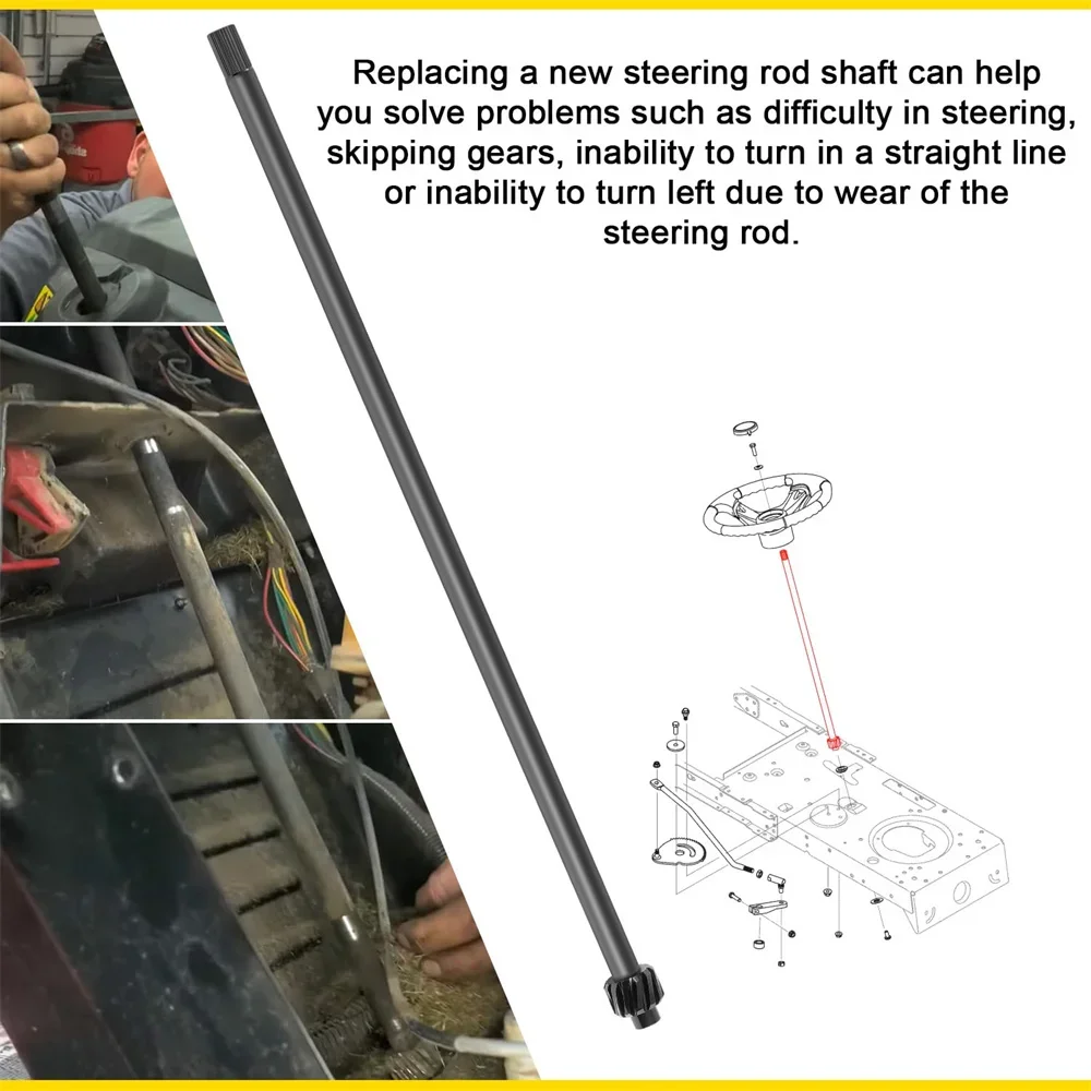 

Вал рулевого стержня для MTD 738-0919B 738-0919A 738-0919 753-04517 для Craftsman LT1500 T1000