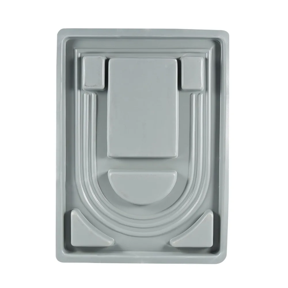 

Gray Resin Bead Board 32x24CM Measurement Scale Beading Jewelry Organiser Practical Tool Bead Stringing Tool Design Tray