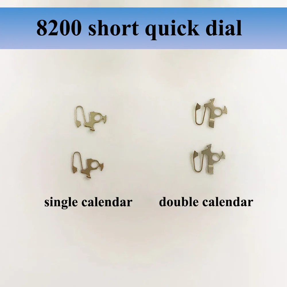 Watch Accessories Single Calendar Double Calendar Short Quick Dial Suitable for 8200 Movement Mechanical Watch Repair Parts