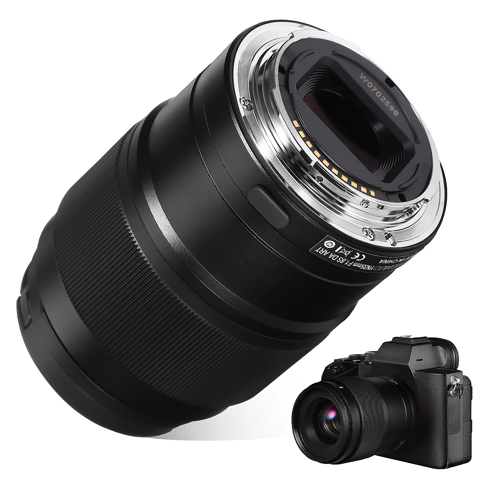 

Fixed Focus Lens F/1.8 Standard For Mirrorless Camera Auto Focus Silent Operation Portrait Landscape Video Street Photography