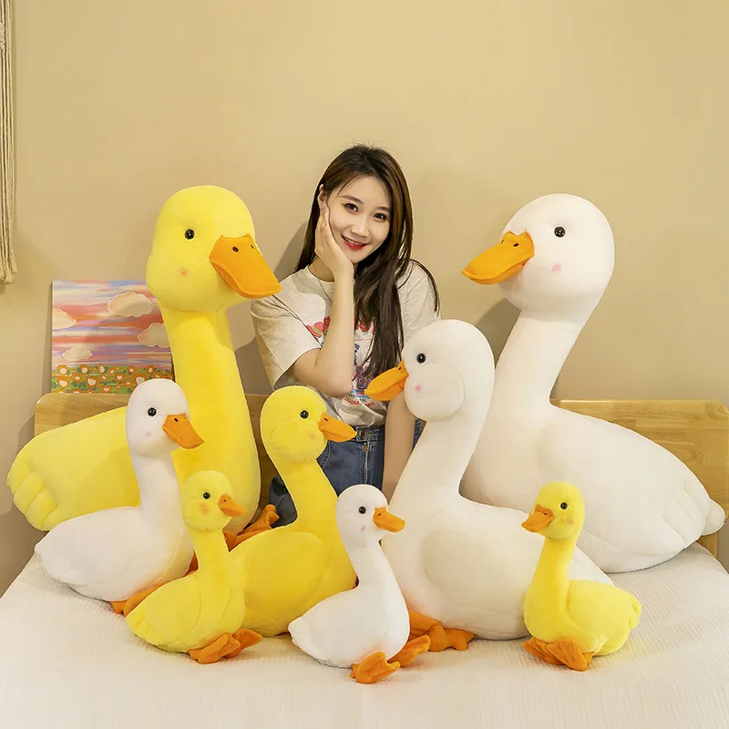 Creative Plush Toy Large 100cm DUCK Soft Doll Artificial Duck New Toy Hug Pillow Birthday Gift w1110