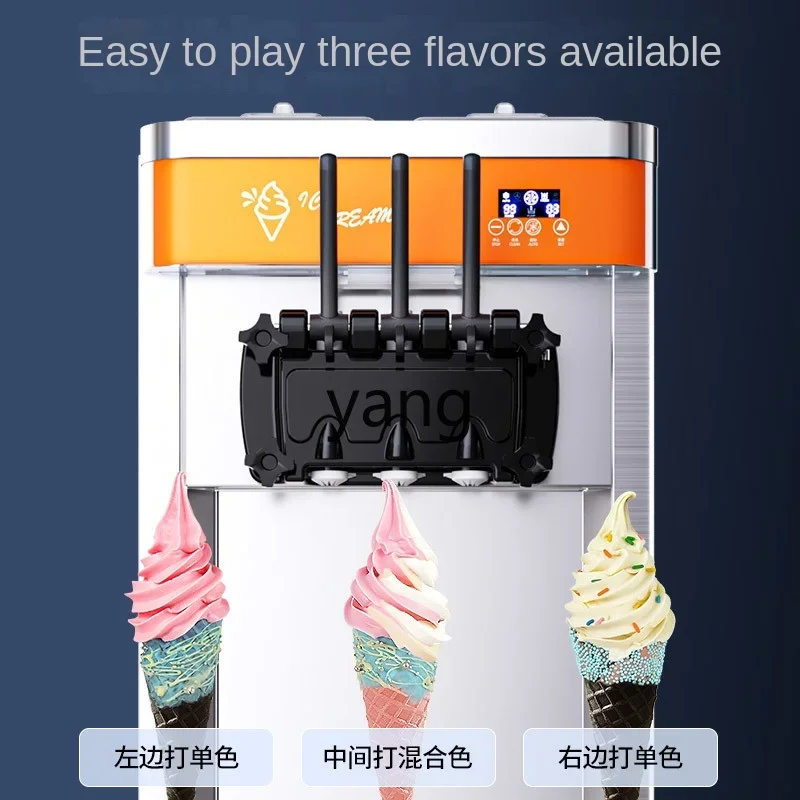 آلة الآيس كريم CX التجارية الأوتوماتيكية آلة الآيس كريم المخروطية العمودية معدات كشك