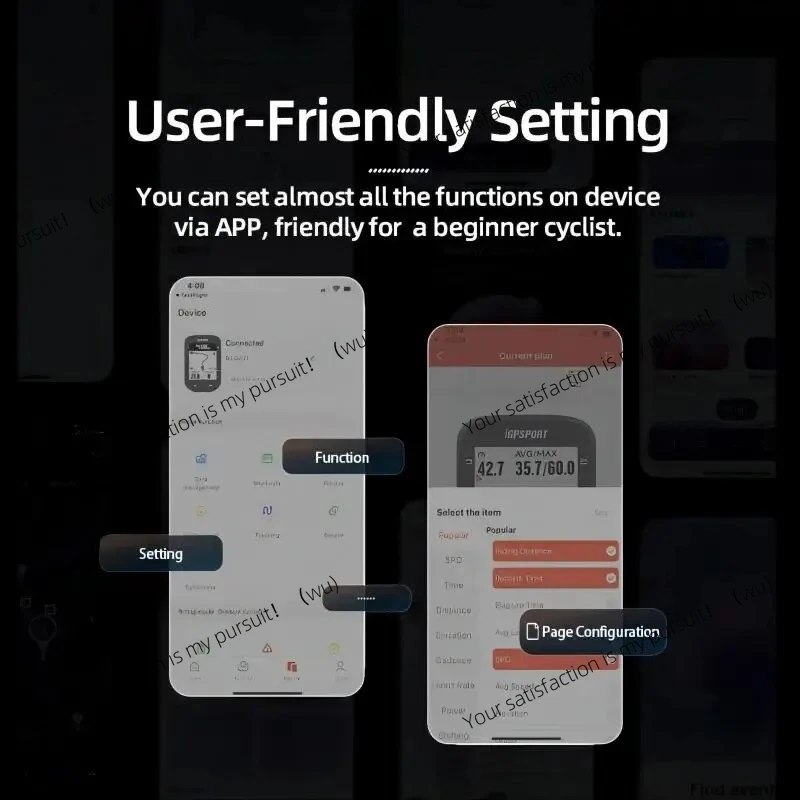 Bike Computer Cycling Odometer Wireless Speedometer Route Navigation ANT + Bluetooth 5.0 Accessories