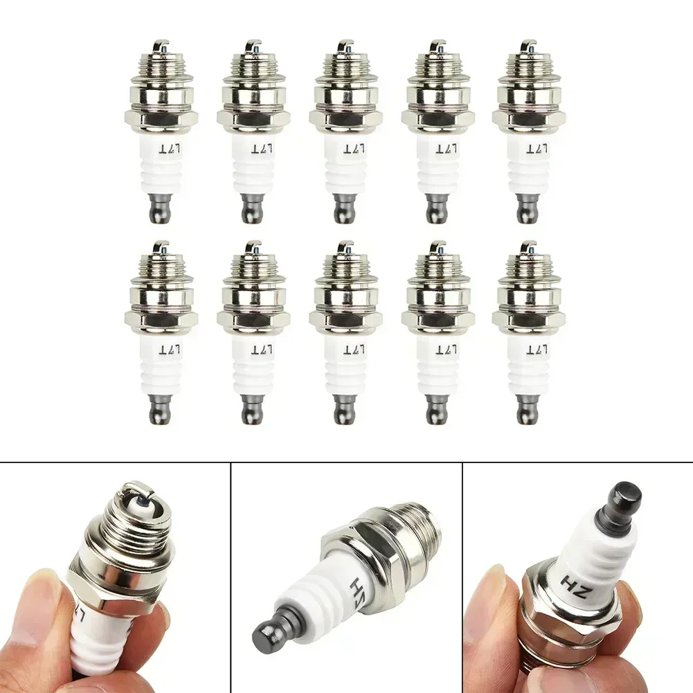 10Pcs Spark Plug L7T For Stihl Hedge Trimmer Lawnmover Blower Chainsaw Compatible With Stihl 025 MS180 MS170 Chainsaw