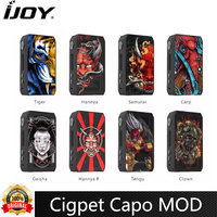 Original IJOY Cigpet Capo MOD 1-126W 0.05-3.0ohm By Dual 18650 Battery 510 Thread Vape Box Mod LED Display Electronic Cigarette