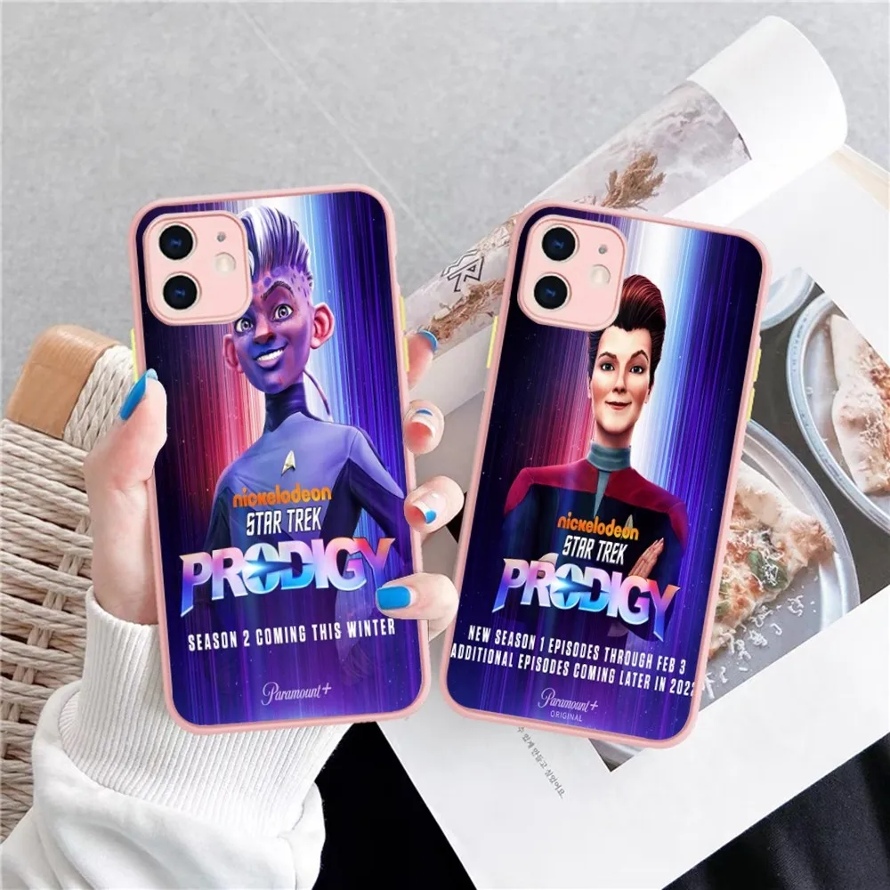 Star-Trek-Prodigy Phone Case for iPhone 14 11 12 13 Mini Pro Max 8 7 Plus X XR XS MAX Translucent Matte Cover