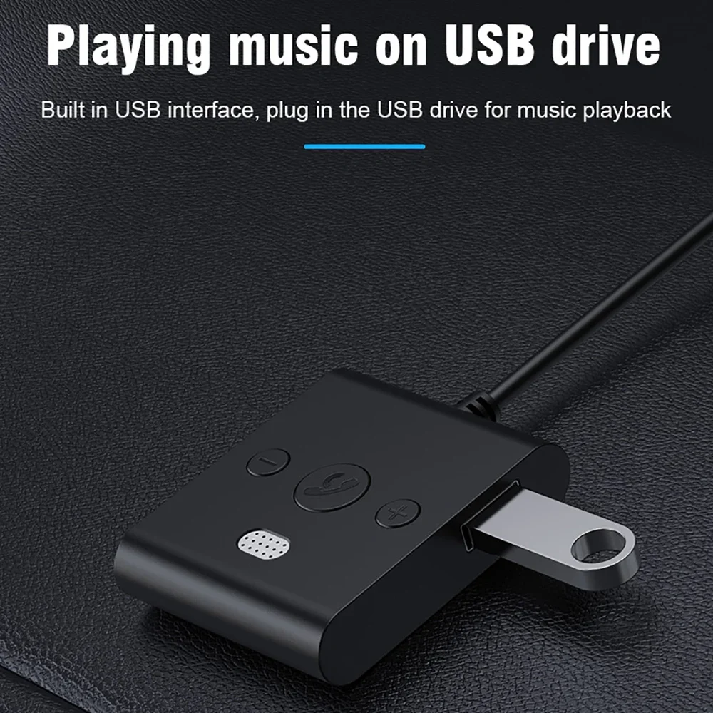 Bluetooth 5.4 Adapter 3.5mm AUX USB Bluetooth Receiver for Car PC Dongle Adaptador Wireless Music Audio Receiver Plug and Play