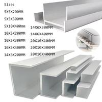 1pcs Aluminum U-Channel Bracket for  Car/Robot DIY Chose Size (Lightweight Durables Frame Rail)