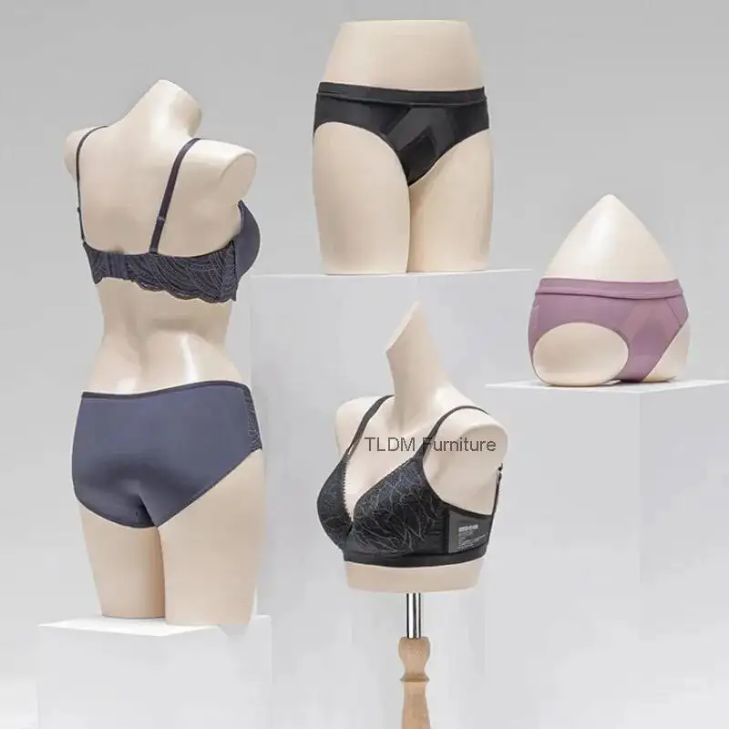 

Bra Display Nordic Hip Creative Garment Lingerie Underwear Mannequin Model Clothing Stand Store Sewing Half-body Supplies FYMQ