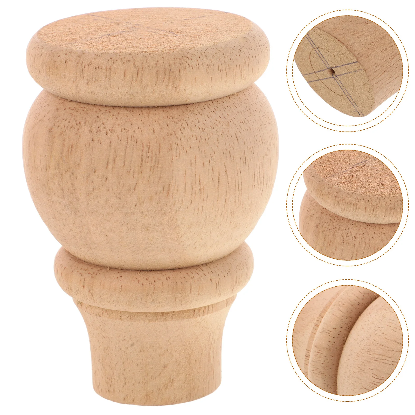 Pengganti Kaki Furnitur Kayu Tahan Lama untuk Meja Sofa Kabinet Kaki Tempat Tidur untuk Kursi Rak Pajangan Kayu Dekoratif